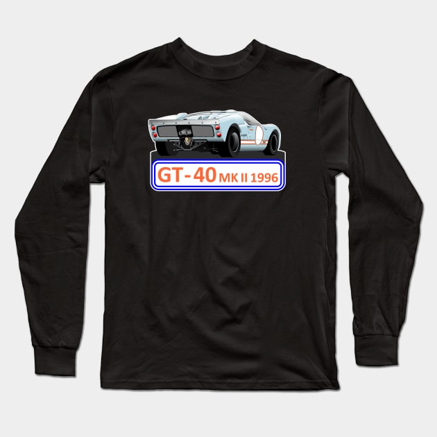 GT40 Long Sleeve T-Shirt by LearSeven